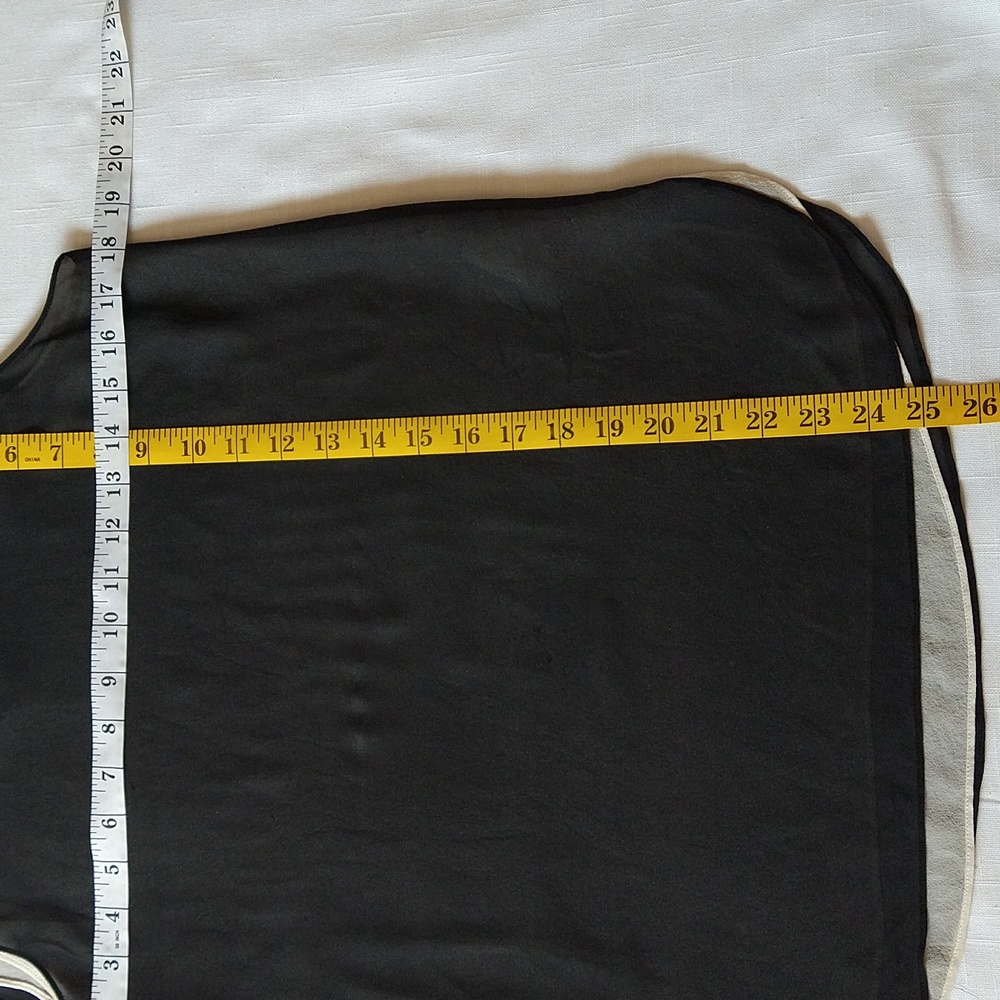 Vince black silk tank top - Picture 7 of 11